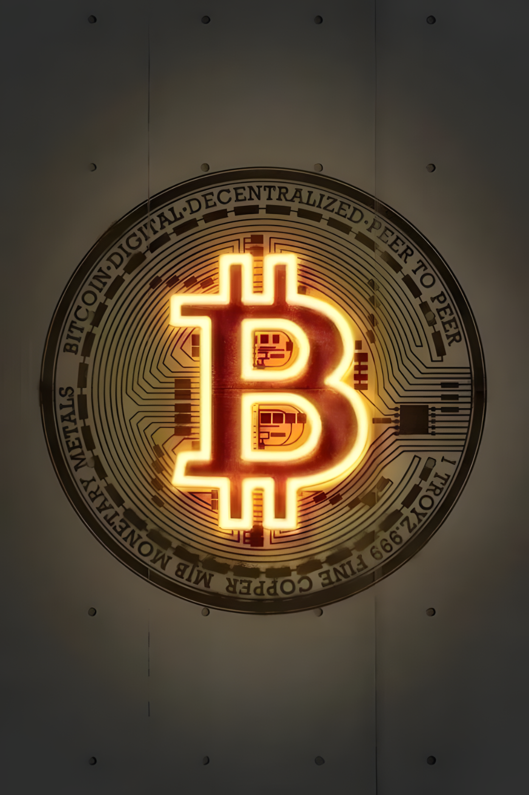 Bitcoin Crypto Money Canvas Framed Poster | Wall Art - Home Decor