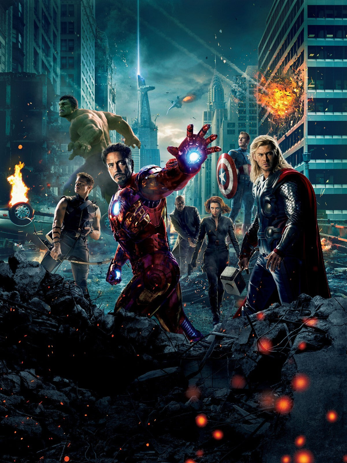 The Avengers Canvas Framed Poster | Wall Art - Home Decor