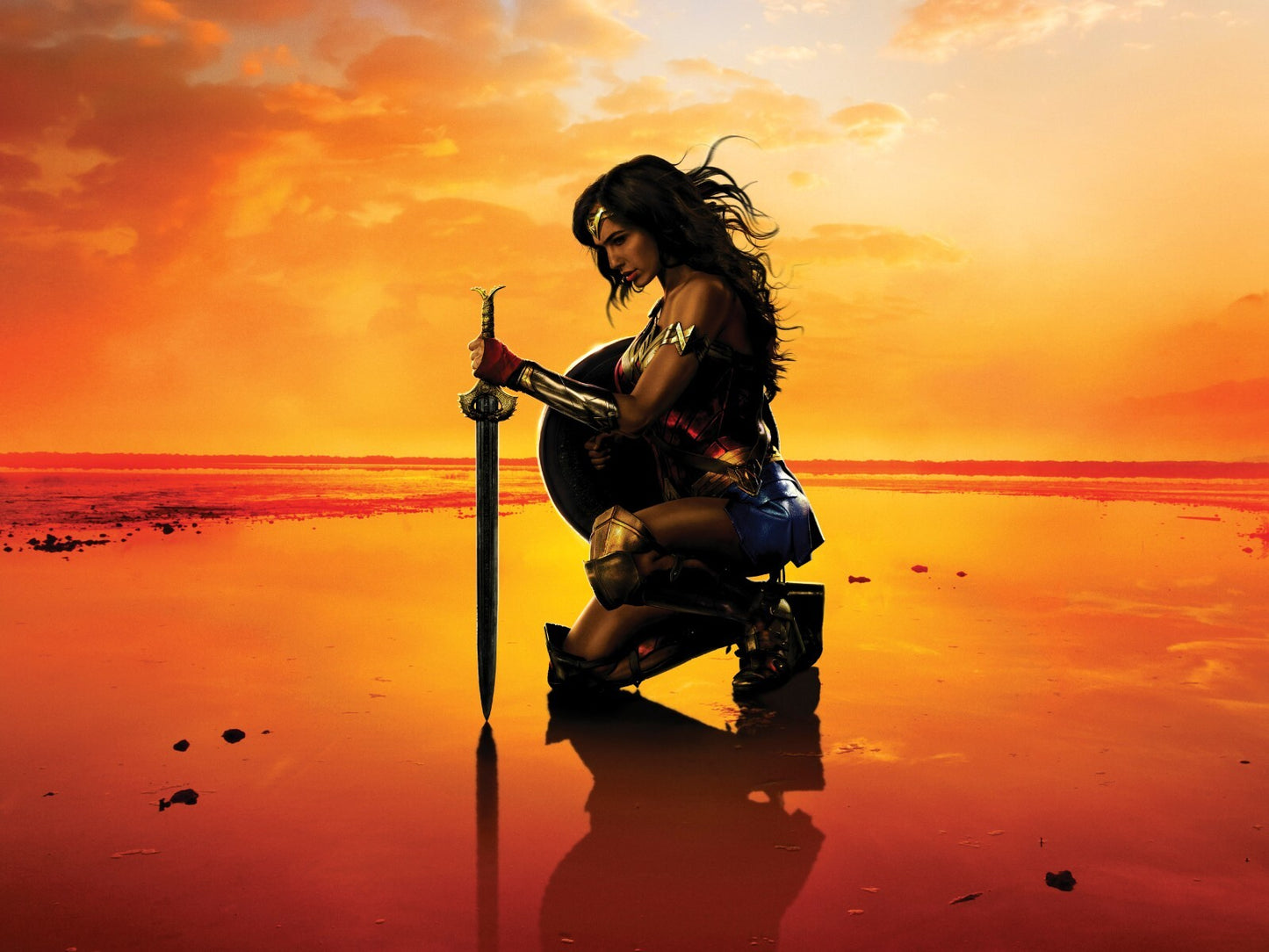 Wonder Woman Canvas Framed Poster | Wall Art - Home Decor