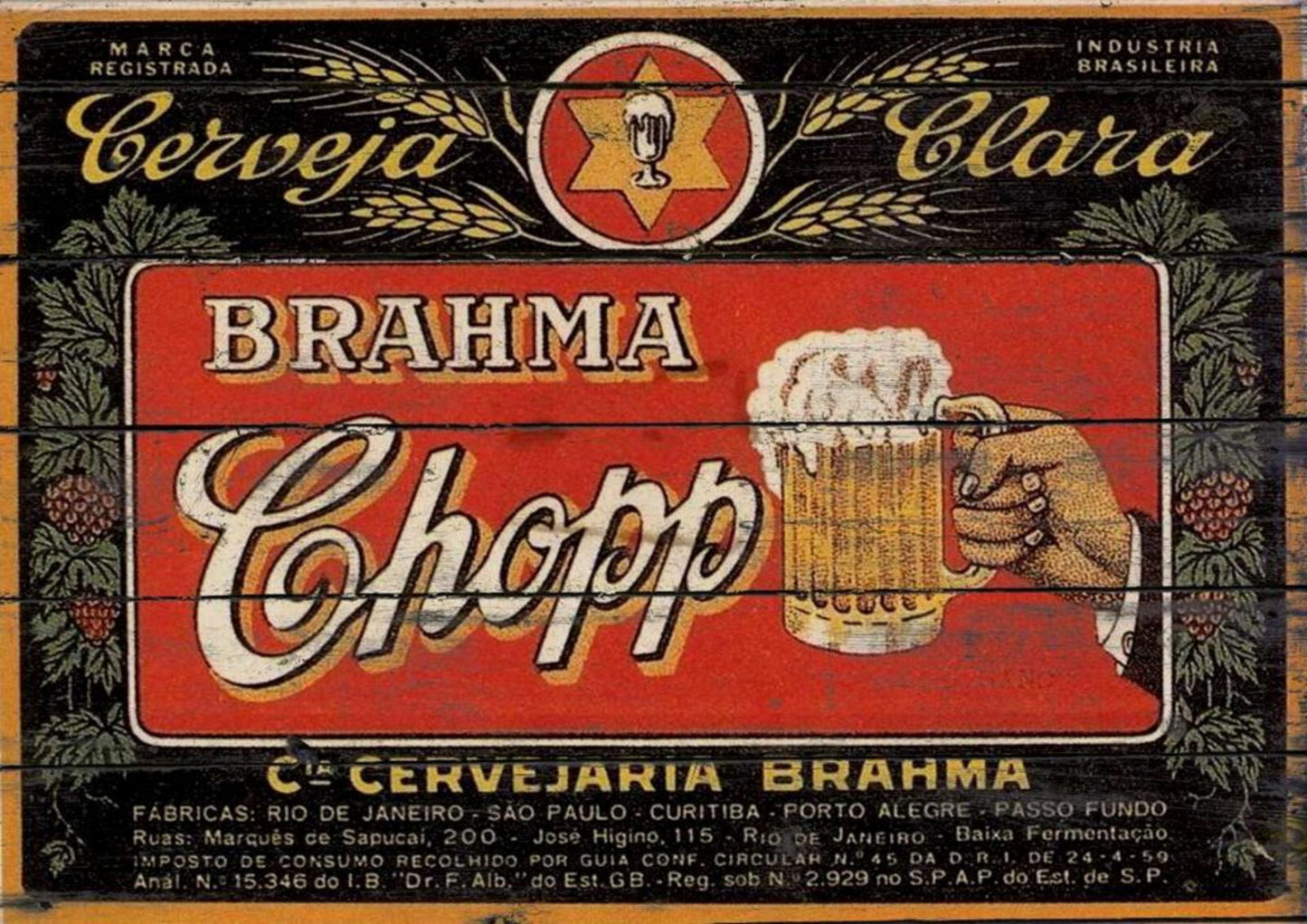 Drinks Canvas Framed Poster | Wall Art - Home Decor