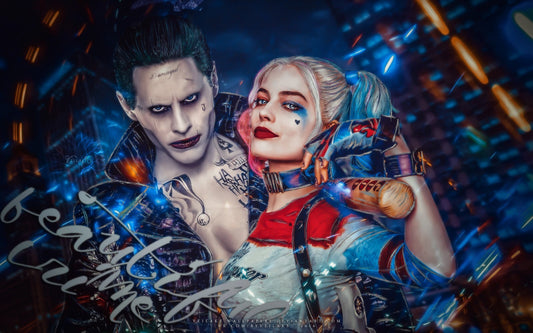 Harley Quinn Canvas Framed Poster | Wall Art - Home Decor