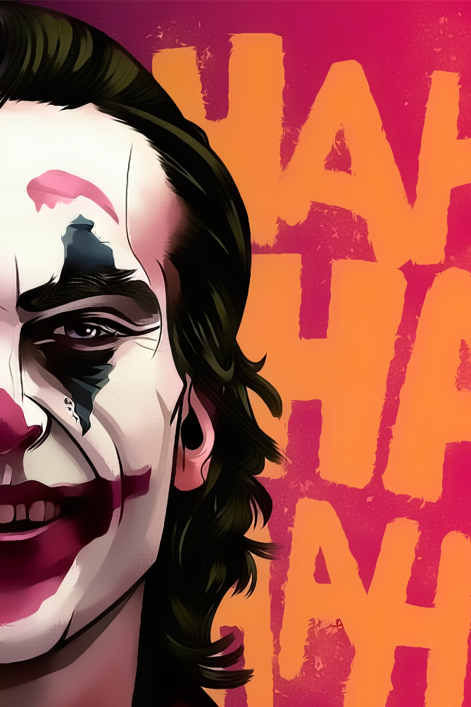 Joker Canvas Framed Poster | Wall Art - Home Decor