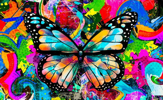Street Art Canvas Framed Poster | Wall Art - Home Decor