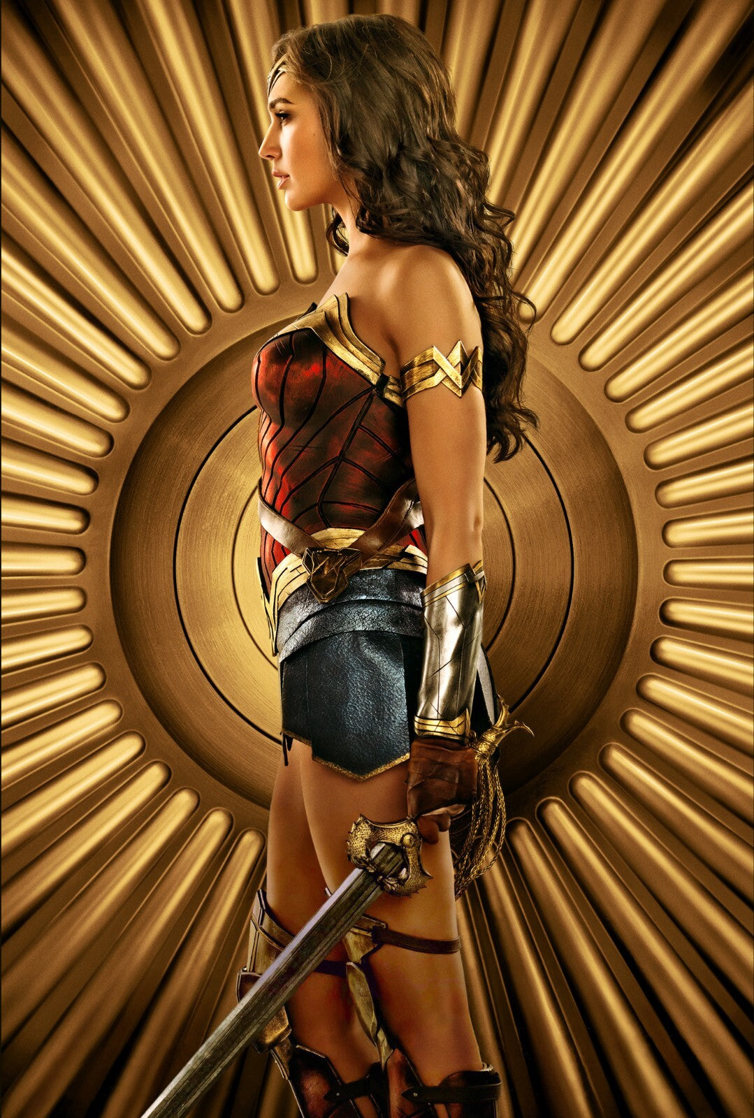 Wonder Woman Canvas Framed Poster | Wall Art - Home Decor