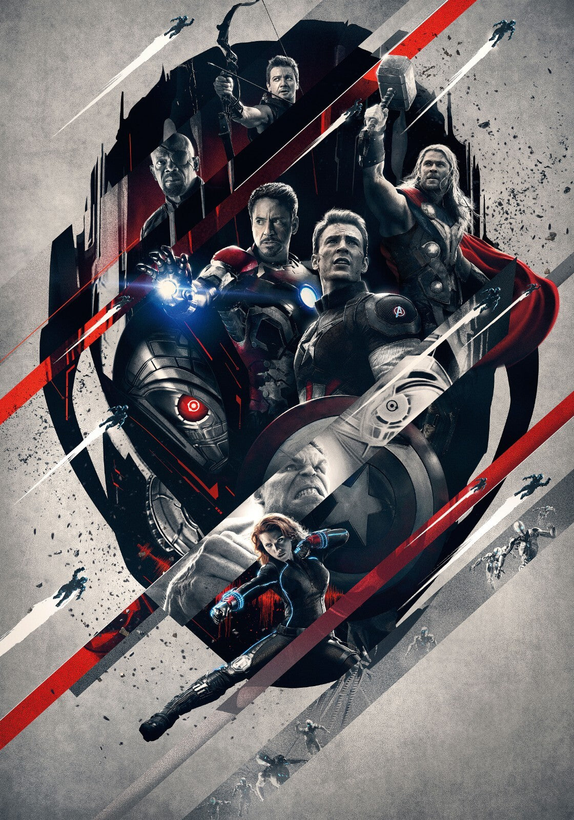 The Avengers Canvas Framed Poster | Wall Art - Home Decor
