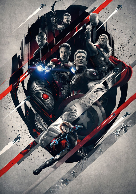 The Avengers Canvas Framed Poster | Wall Art - Home Decor