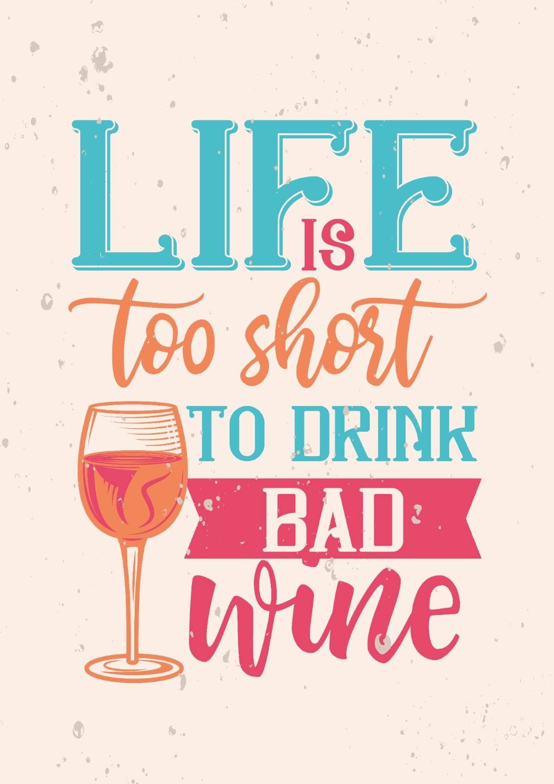 Drinks Canvas Framed Poster | Wall Art - Home Decor