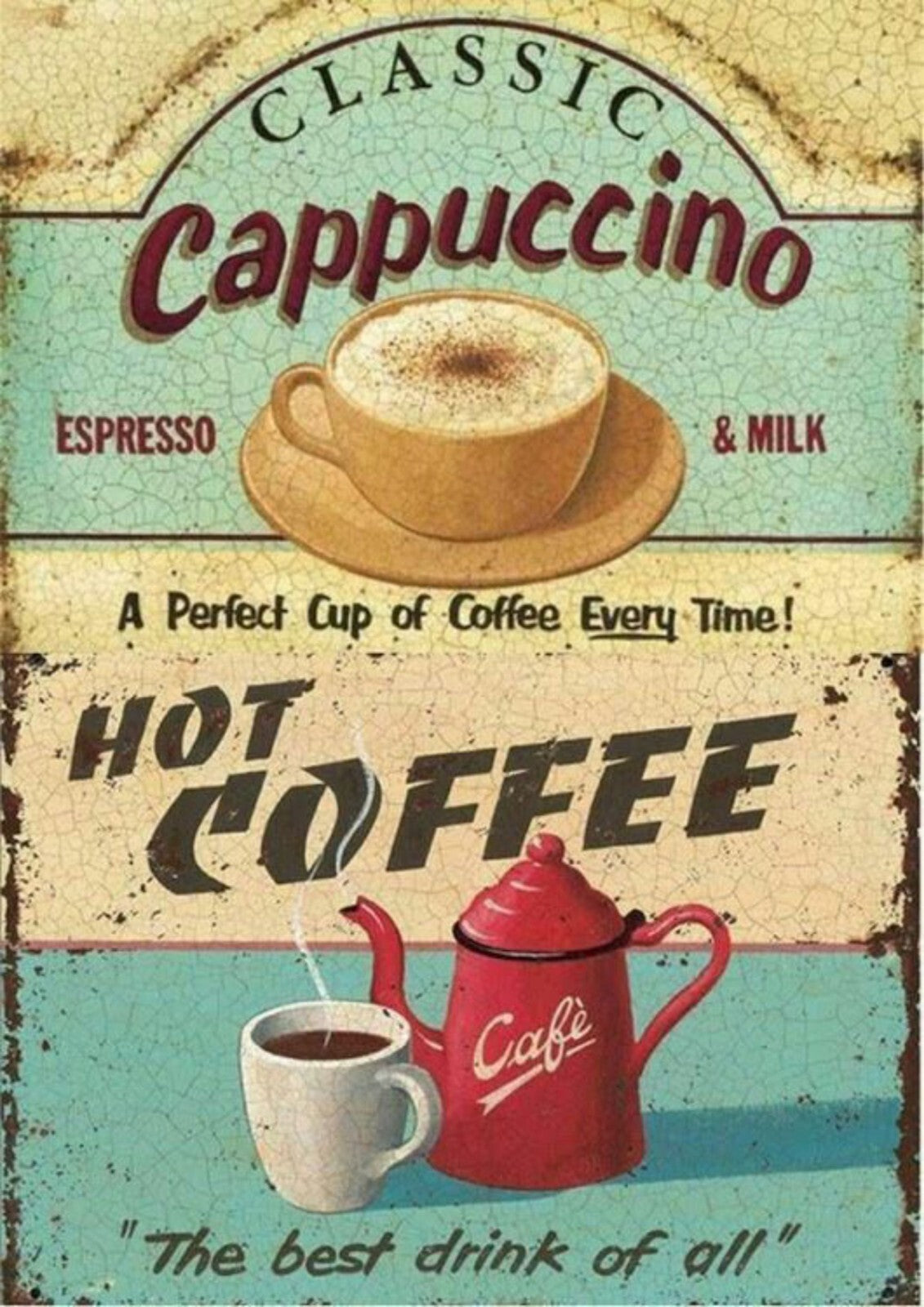 Coffee and Kitchen Canvas Framed Poster | Wall Art - Home Decor