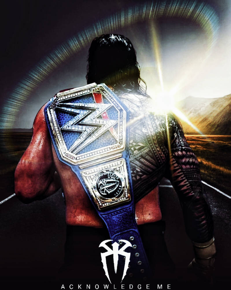 Roman Reigns WWF WWE Wrestling Canvas Framed Poster  |Canvas , Customized Gift