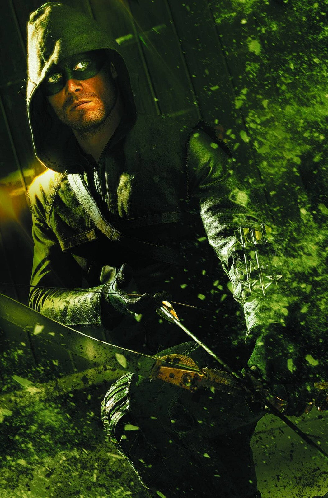 Green Arrow Canvas Framed Poster | Wall Art - Home Decor