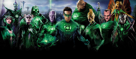 Green Lantern Canvas Framed Poster | Wall Art - Home Decor