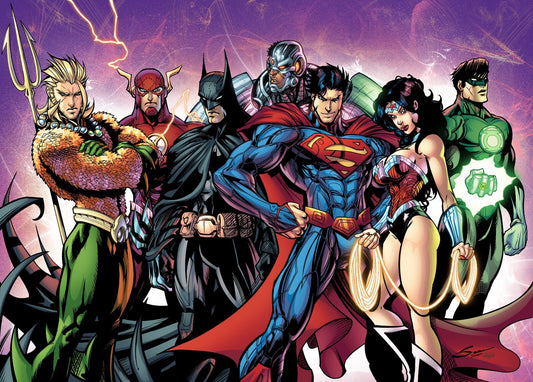 Justice League Canvas Framed Poster | Wall Art - Home Decor