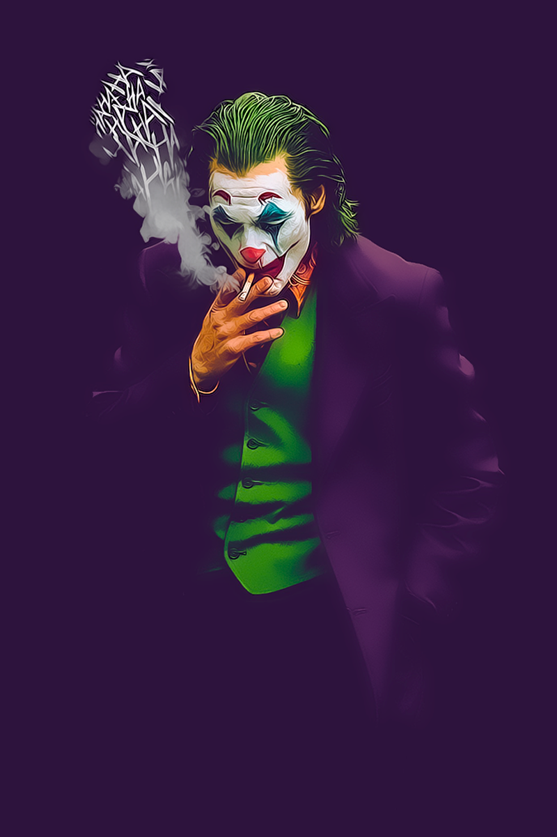 Joker Canvas Framed Poster | Wall Art - Home Decor
