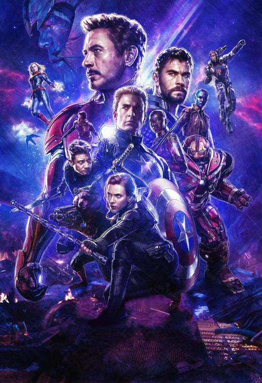 The Avengers Canvas Framed Poster | Wall Art - Home Decor