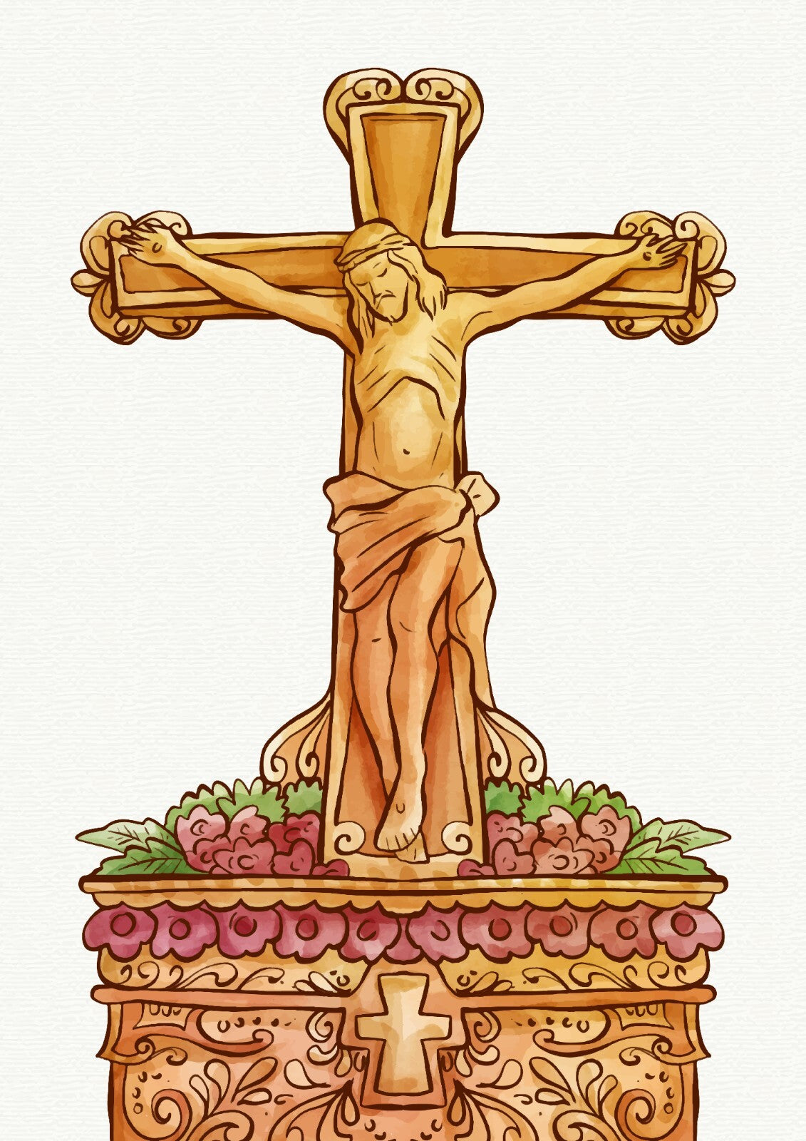 Faith and Religion Canvas Framed Poster | Wall Art - Home Decor
