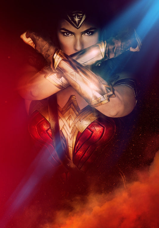Wonder Woman Canvas Framed Poster | Wall Art - Home Decor