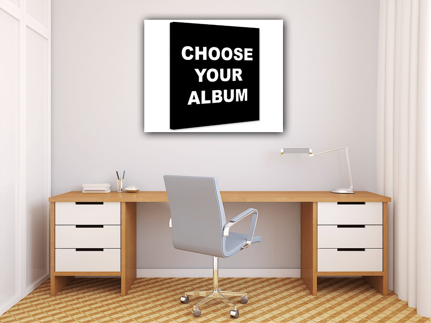 Choose your Album Cover - Music Art - Framed Canvas Poster