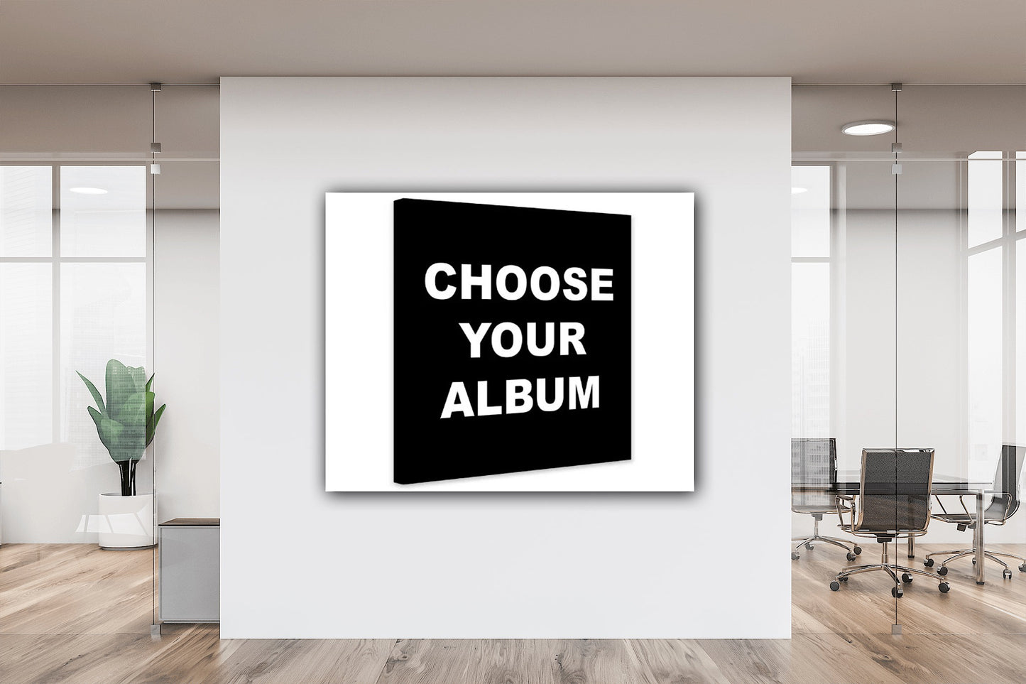 Choose your Album Cover - Music Art - Framed Canvas Poster