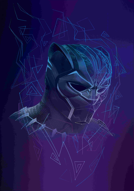 Black Panther Canvas Autograph Signed & Framed Photo