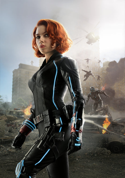 The Avengers - Black Widow Canvas Framed Poster | Wall Art - Home Decor
