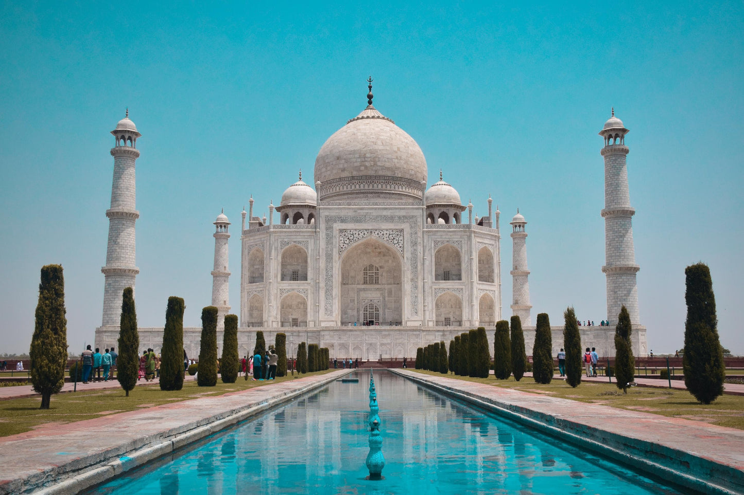 Removable Wallpaper Taj Mahal History Wonders. Peel and Stick Wallpaper.