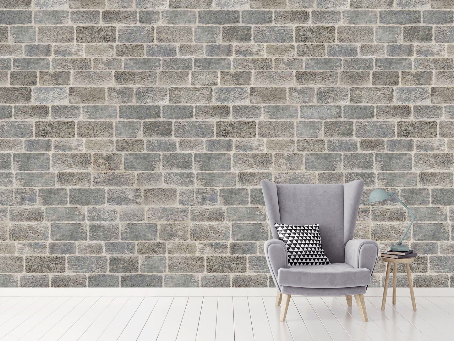 Removable Wallpaper Wall Effect #5. Peel and Stick Wallpaper.