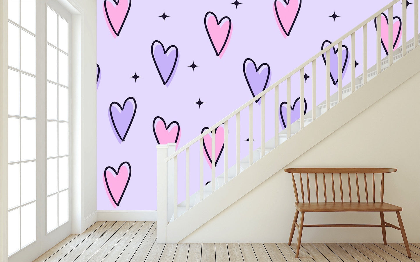 Removable Wallpaper Love Wallpaper #2. Peel and Stick Wallpaper.