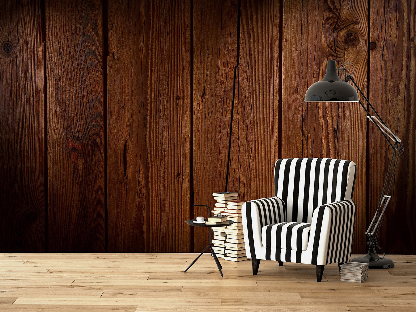 Removable Wallpaper Wall Effect #6. Peel and Stick Wallpaper.