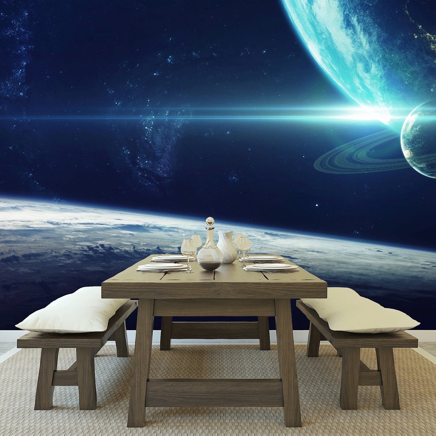 Removable Wallpaper Beauty of Deep Space. Peel and Stick Wallpaper