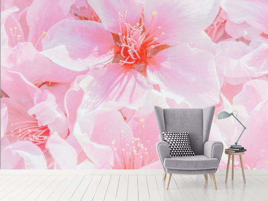 Removable Wallpaper Floral Pattern Wallpaper #1. Peel and Stick Wallpaper.