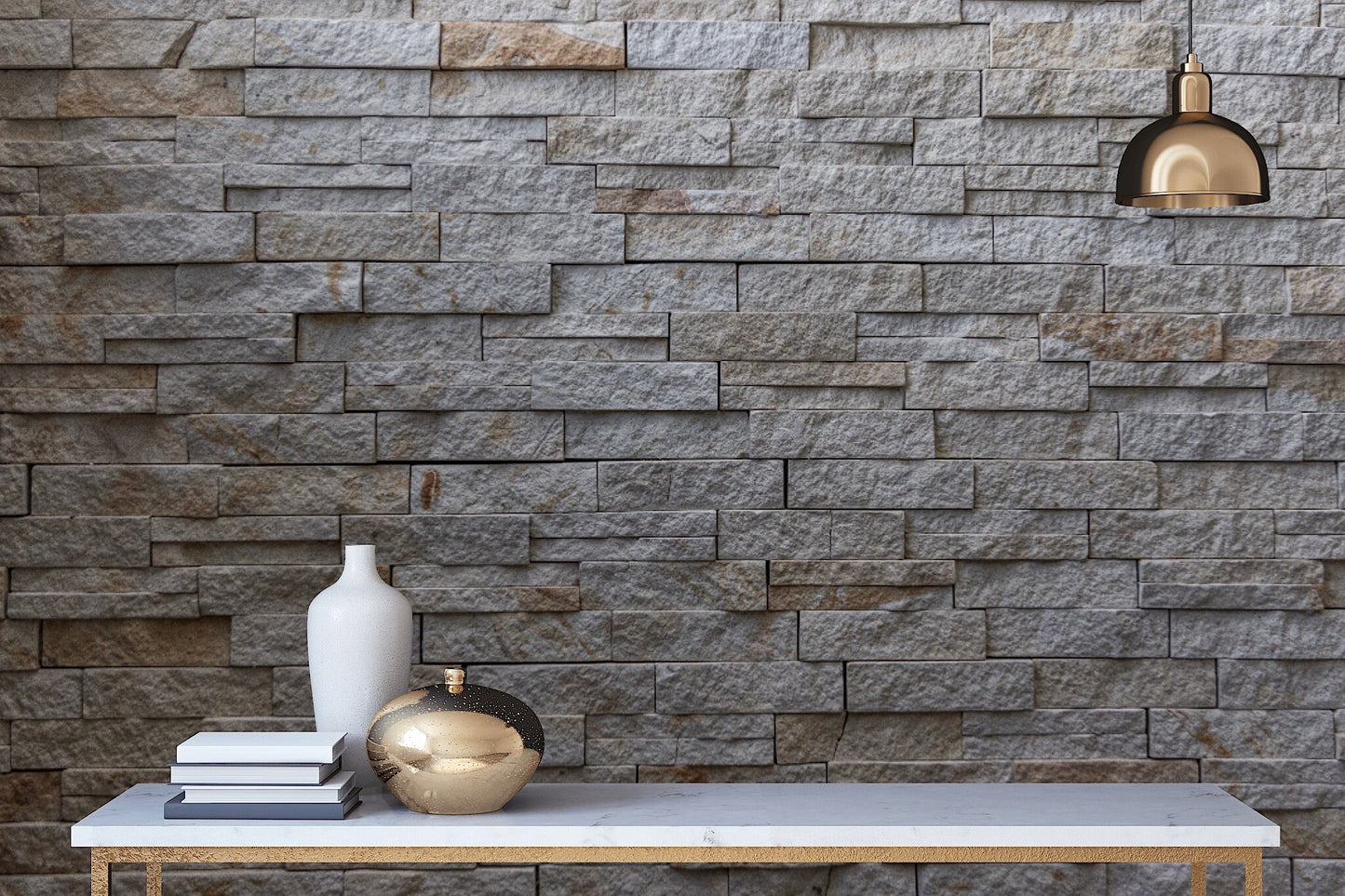 Removable Wallpaper Wall Effect #1. Peel and Stick Wallpaper.