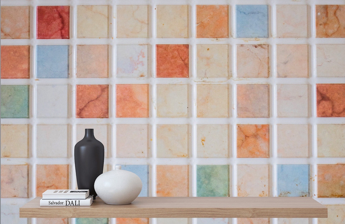 Removable Wallpaper Wall Effect #4. Peel and Stick Wallpaper.