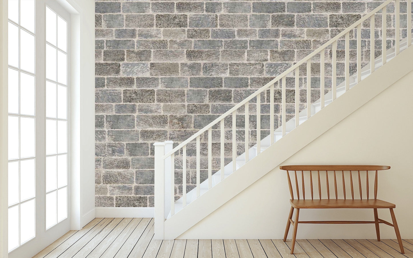 Removable Wallpaper Wall Effect #5. Peel and Stick Wallpaper.
