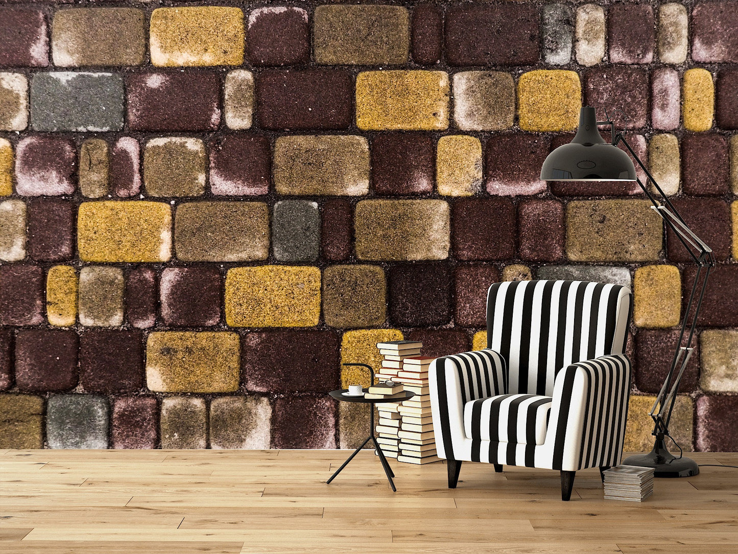 Removable Wallpaper Wall Effect #8. Peel and Stick Wallpaper.