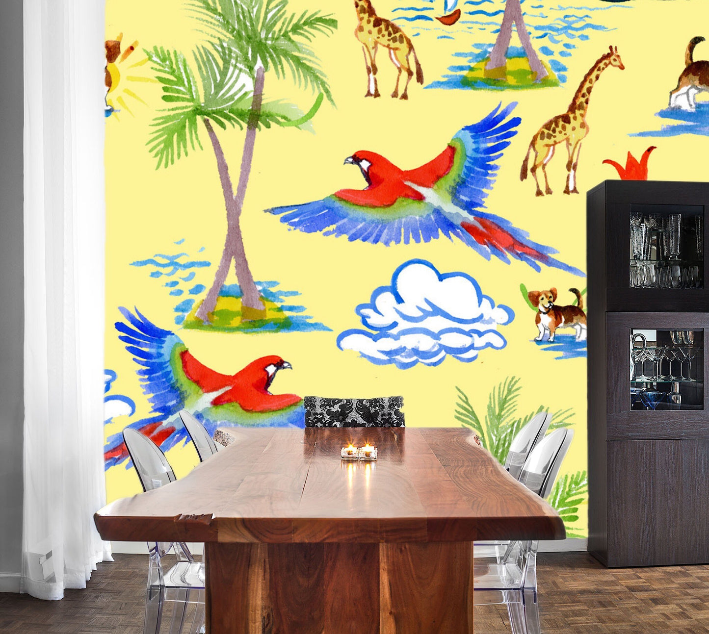 Removable Wallpaper Kids Wallpaper #5. Peel and Stick Wallpaper.