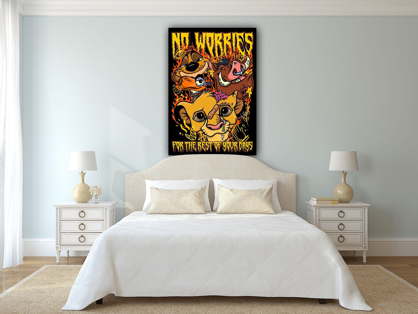 No Worries Back Canvas