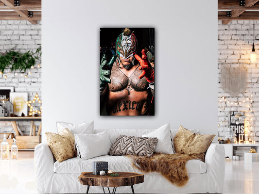 Rey Mysterio Canvas | Bedroom Décor Posters - Wall Art | Personalized gift