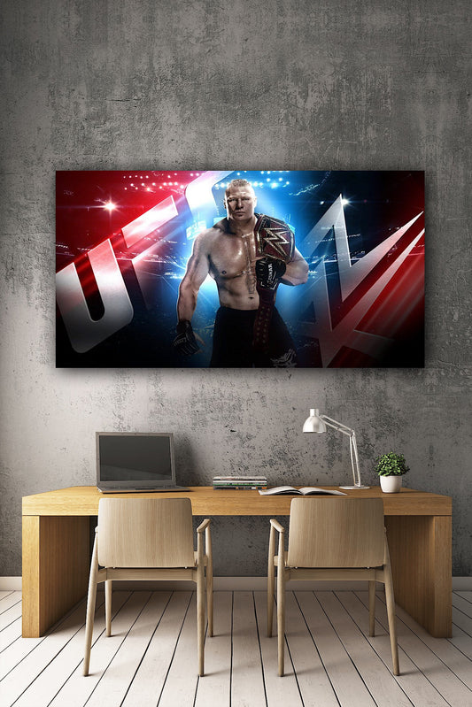 Brock Lesnar Canvas | Canvas Wall Posters | Art Picture Print Modern Family Bedroom Decor Posters