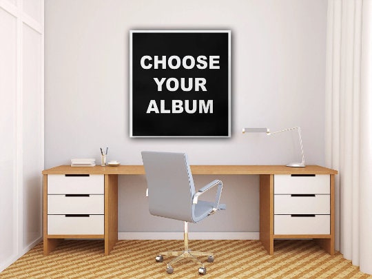 Choose your Album Cover - Album Cover Canvas - Wrapped Framed Canvas
