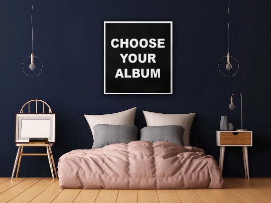 Choose your Album Cover - Album Cover Canvas - Wrapped Framed Canvas