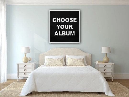Choose your Album Cover - Album Cover Canvas - Wrapped Framed Canvas