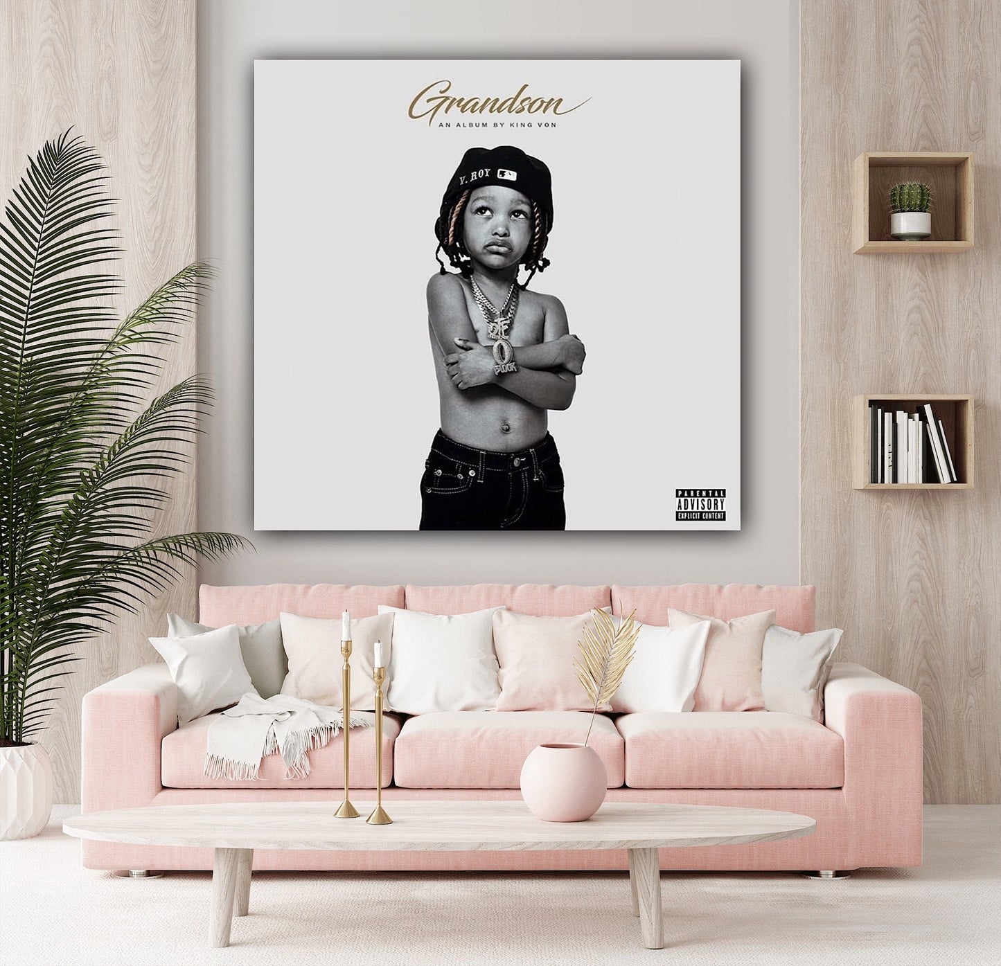King Von - Grandson Canvas