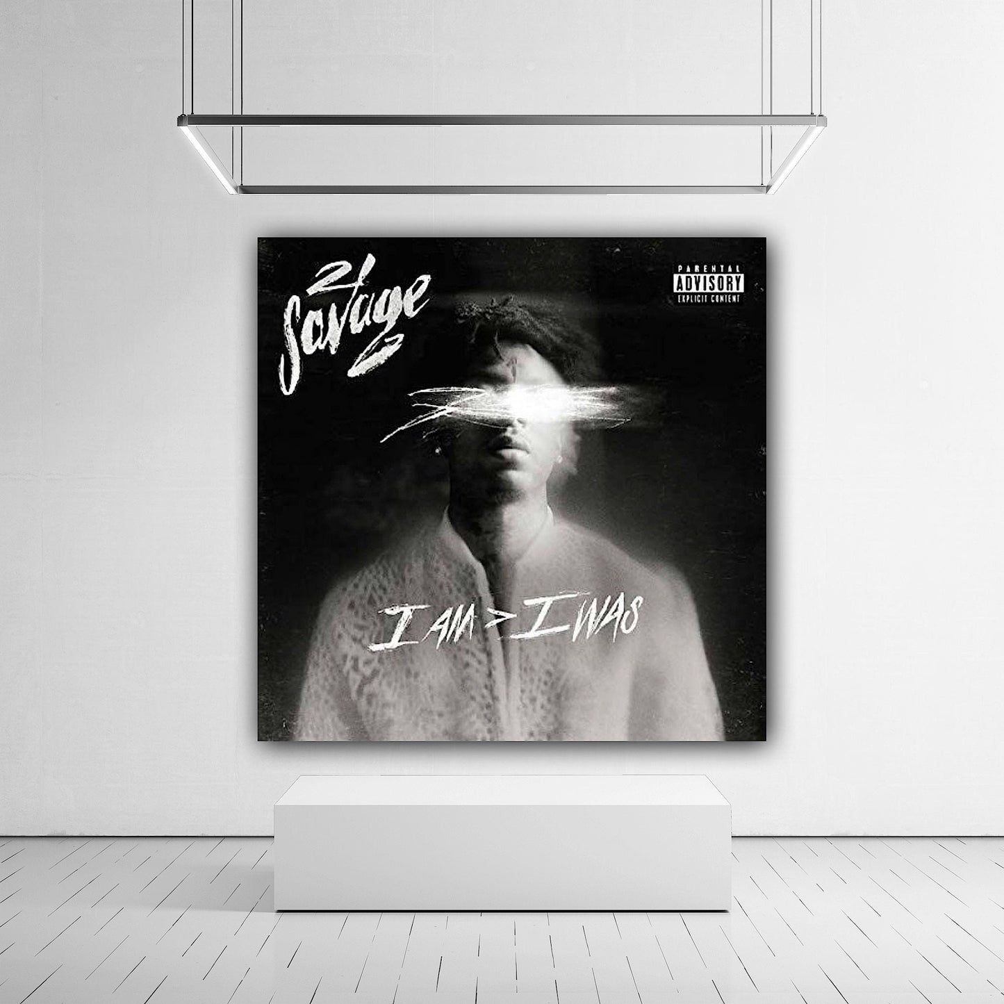 Custom Canvas Prints - Personalize Your Space with 21 Savage 'I Am I Was' Cup for Home Decor