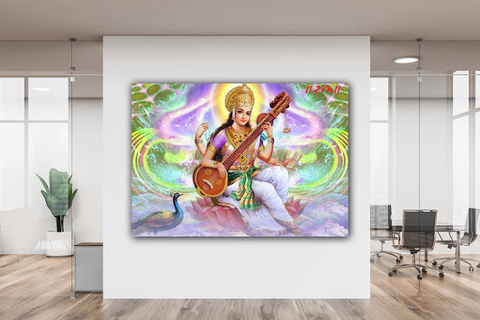 Saraswati Mata Canvas