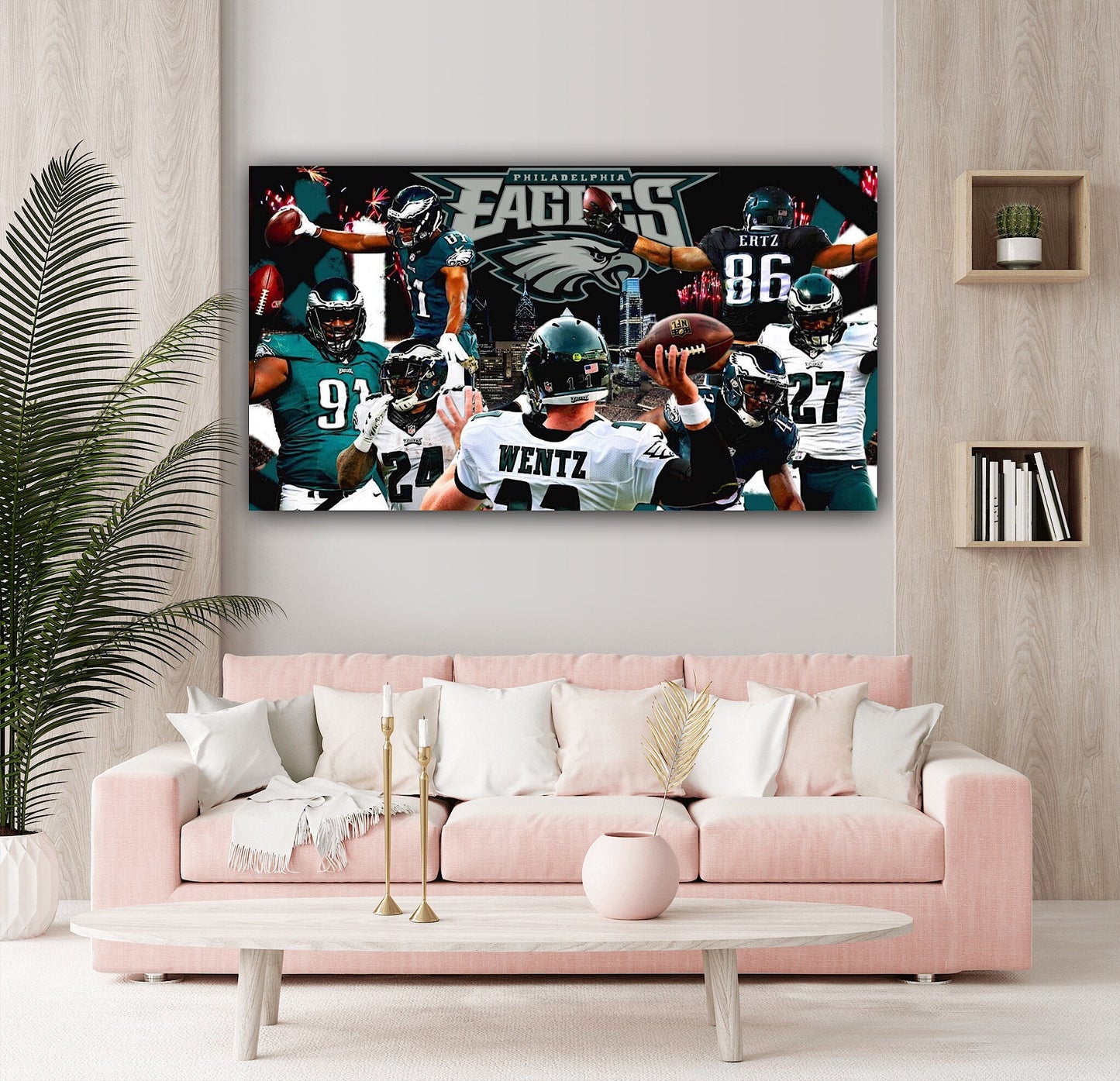 Philadelphia Eagles Team Canvas