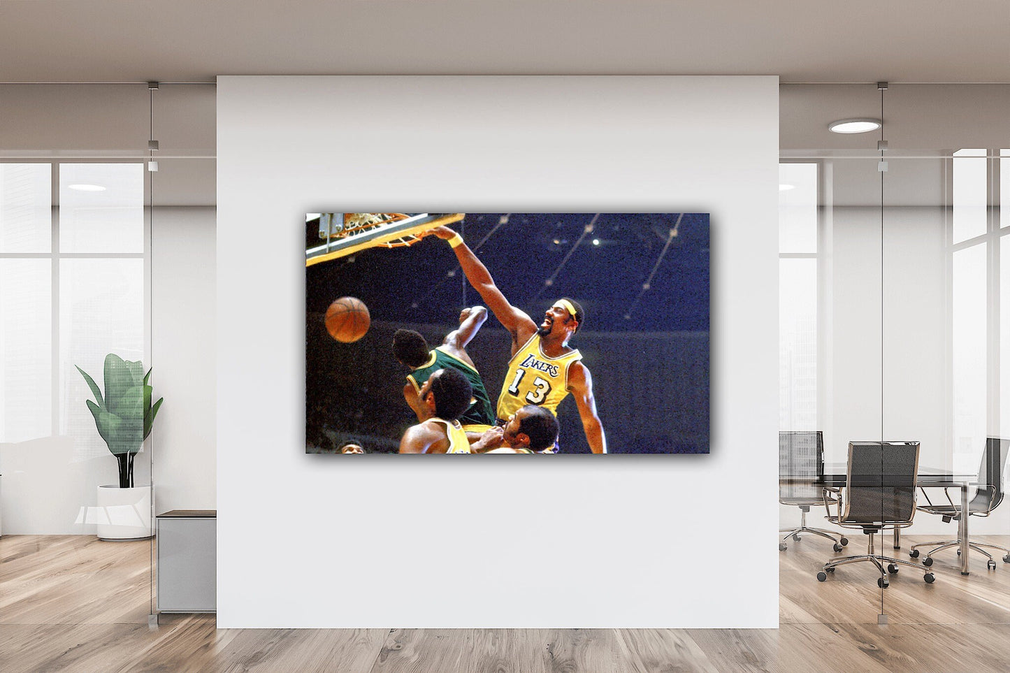 Wilt Chamberlain Canvas