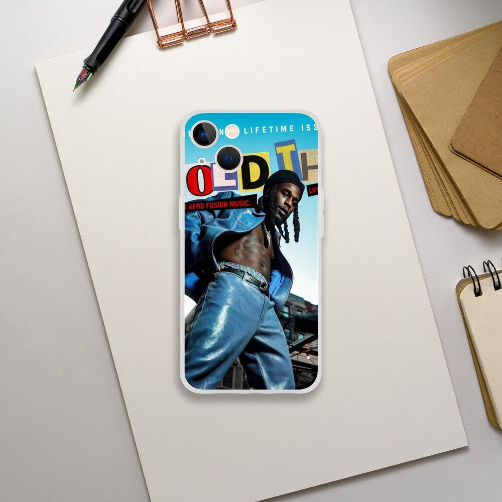Burna Boy - I Told Them Flexi Case for iPhone & Android - Protective Phone Cover with African Musician Print, Durable Shockproof Shell, Unique Design - Customized Phone Covers