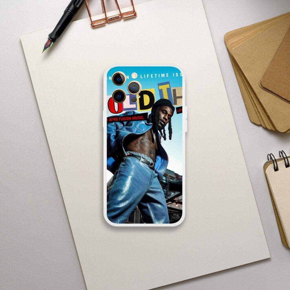 Burna Boy - I Told Them Flexi Case for iPhone & Android - Protective Phone Cover with African Musician Print, Durable Shockproof Shell, Unique Design - Customized Phone Covers