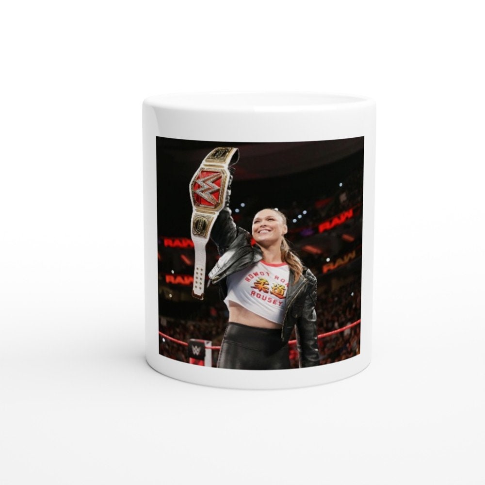WWE Hot Ronda Rousey White Mug - WWE Brand New Cup!