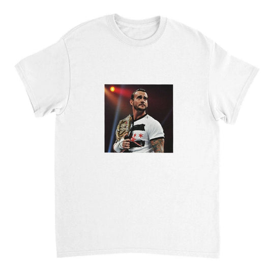 Champion Style: Iconic CM Punk T-shirt - Rebel Spirit for Wrestling Fans!